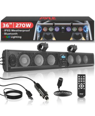 34-Inch Waterproof Soundbar with Bluetooth, USB Playback and RGB Lights (PATVSB3700)
