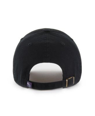 Men's Charlotte Hornets Black on Black Clean Up Adjustable Hat