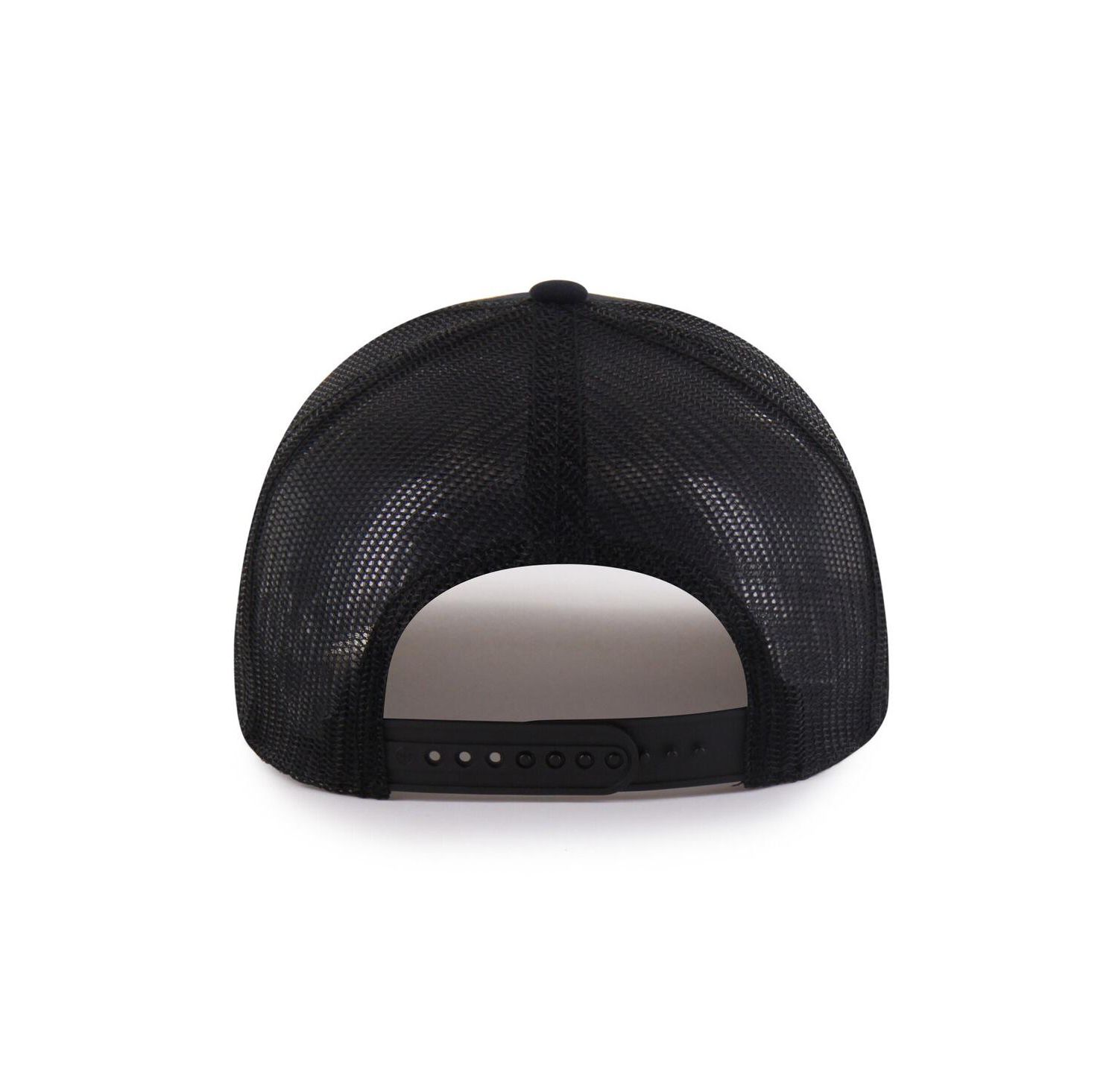Men's Black Colorado Rockies Pitstop Trucker Adjustable Hat