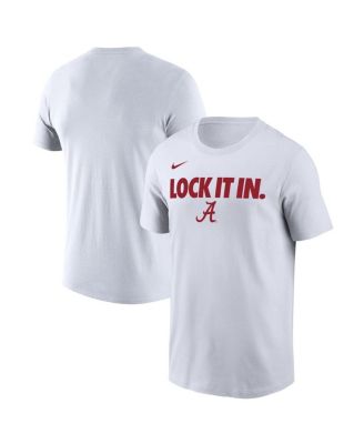 Men's White Alabama Crimson Tide 2026 On-Court Bench T-Shirt