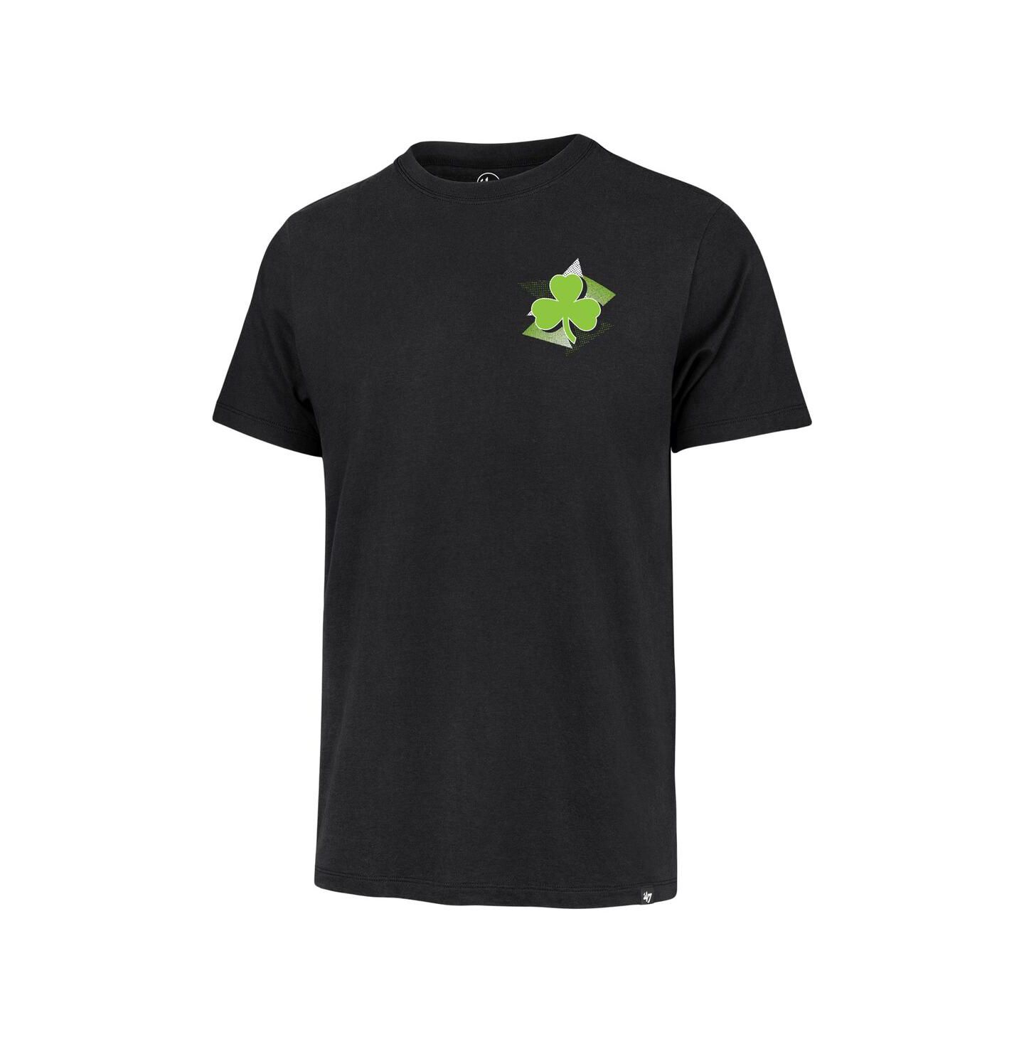 Мужская футболка '47 Brand Black Boston Celtics City Edition Backboard — фото 2