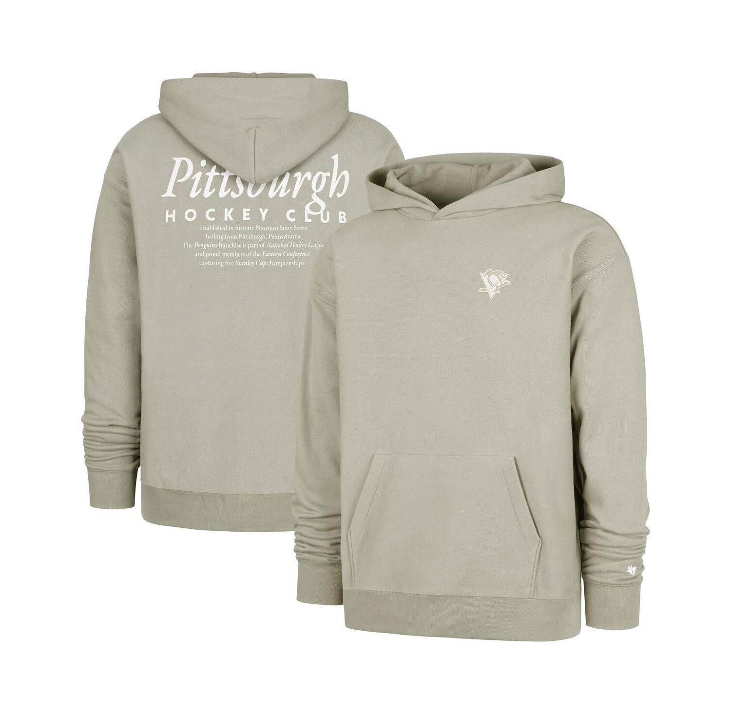 Men's Gray Pittsburgh Penguins Foundation Pullover Hoodie
