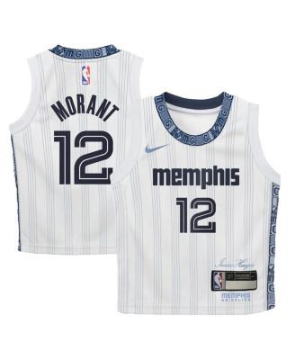 Baby Boys and Girls Ja Morant White Memphis Grizzlies 2025/26 City Edition Swingman Jersey