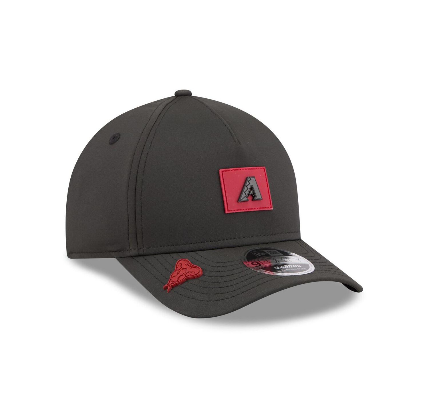 Men's Black Arizona Diamondbacks 2026 Clubhouse 9FORTY A-Frame Adjustable Hat