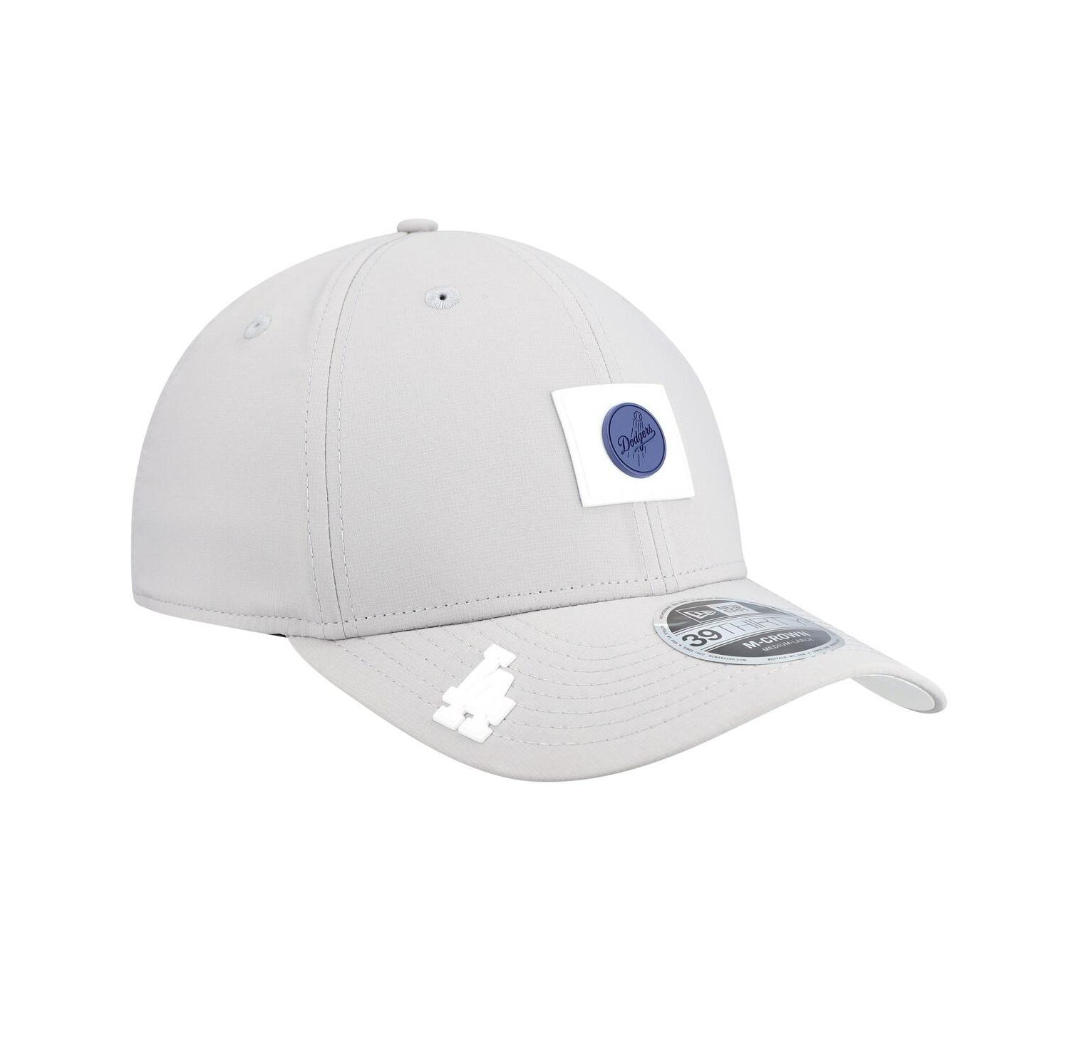 Men's Gray Los Angeles Dodgers 2026 Clubhouse Alternate 39THIRTY Flex Hat