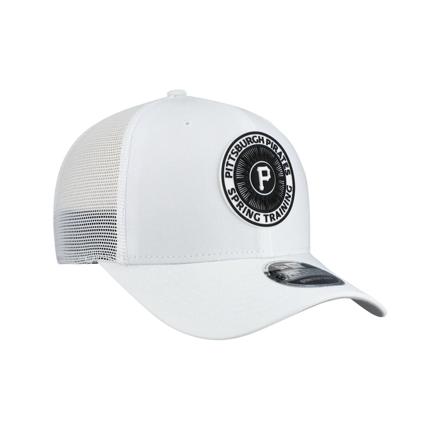 Men's White Pittsburgh Pirates 2026 Spring Training Fan Pack 9SEVENTY Adjustable Trucker Hat