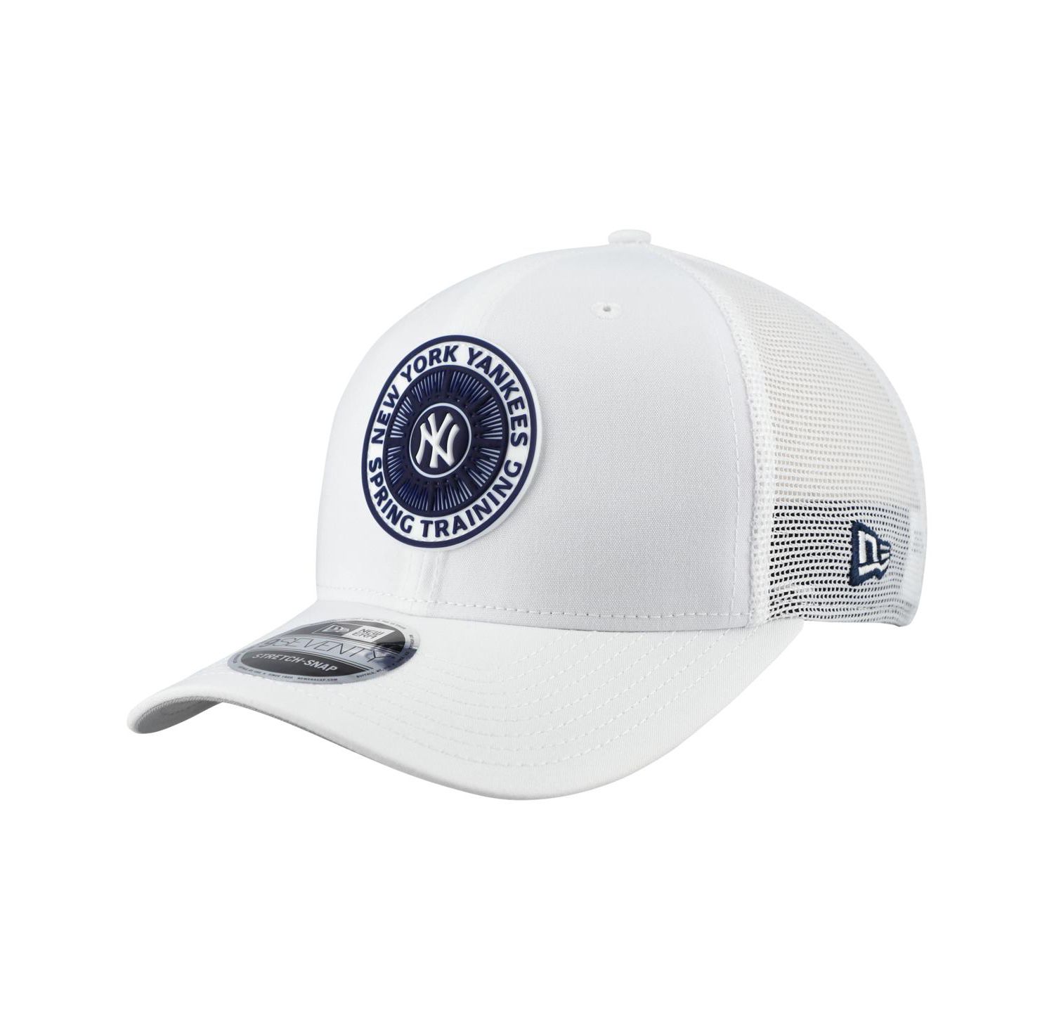 Men's White New York Yankees 2026 Spring Training Fan Pack 9SEVENTY Adjustable Trucker Hat