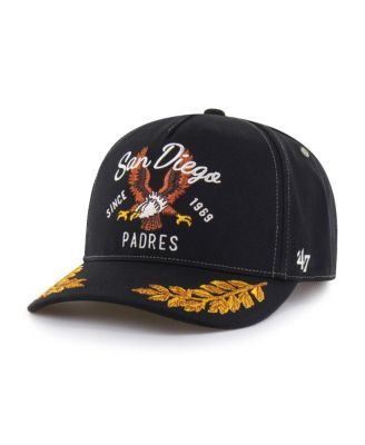 Men's Black San Diego Padres Keepsake Collection Adjustable Hitch Hat