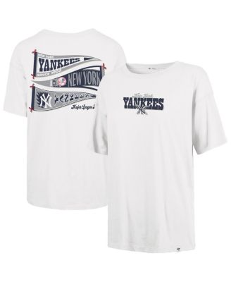 Women's Sand New York Yankees Bow Banner Sadie T-Shirt