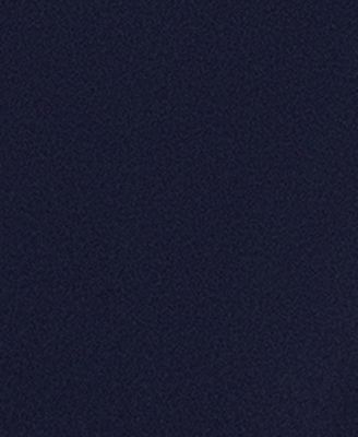 Women's Scuba Crepe Organza-Ruffle Long Dress