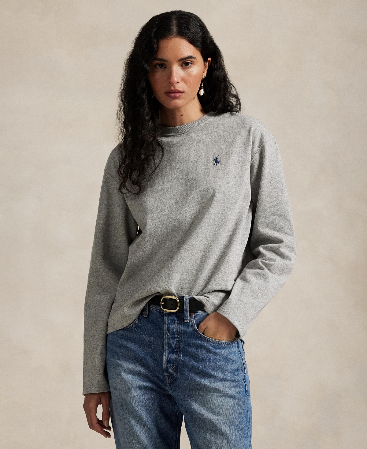 Polo Ralph Lauren Women's Crewneck Long-Sleeve T-Shirt