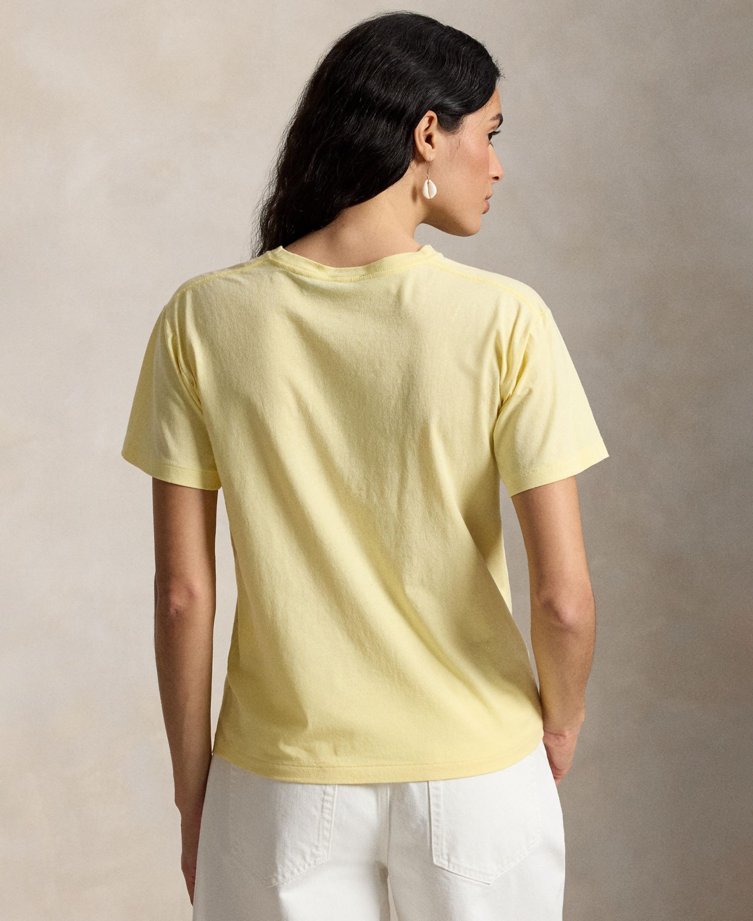 Women's Bear Print Crewneck T-Shirt
