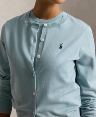 Women's Crewneck Button-Up Cardigan