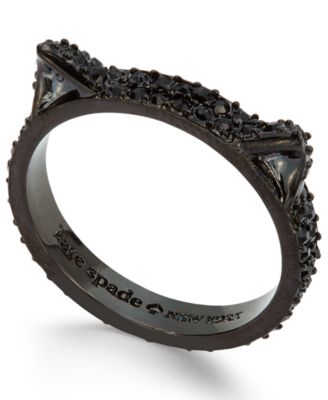 kate spade black ring