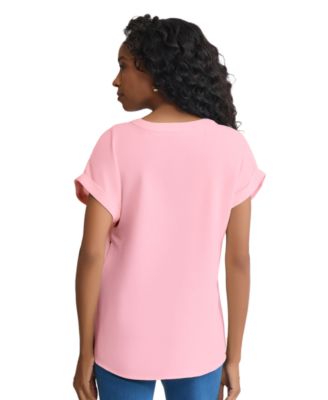 Women's V-Neck Short-Sleeve Top