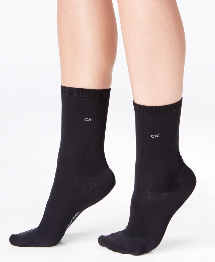 Calvin Klein Women's 5-Pk. Crew Socks - Macy's