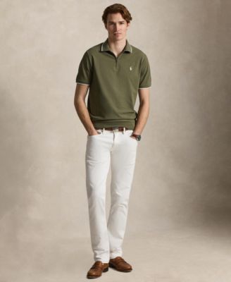 Polo Ralph Lauren Men's Classic-Fit Stretch Mesh Zip Polo Shirt