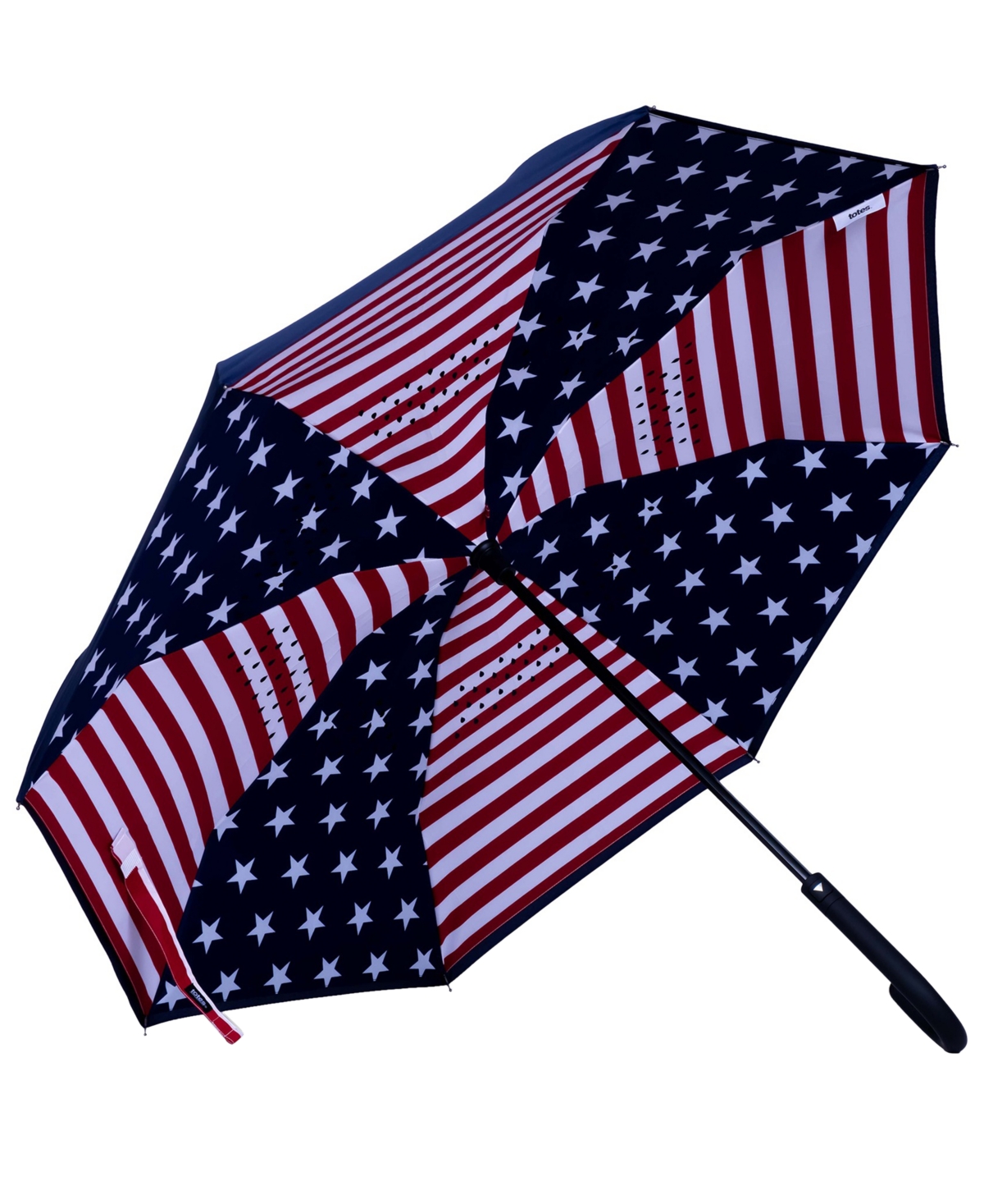 Totes Inbrella Reverse Close Umbrella In Blue