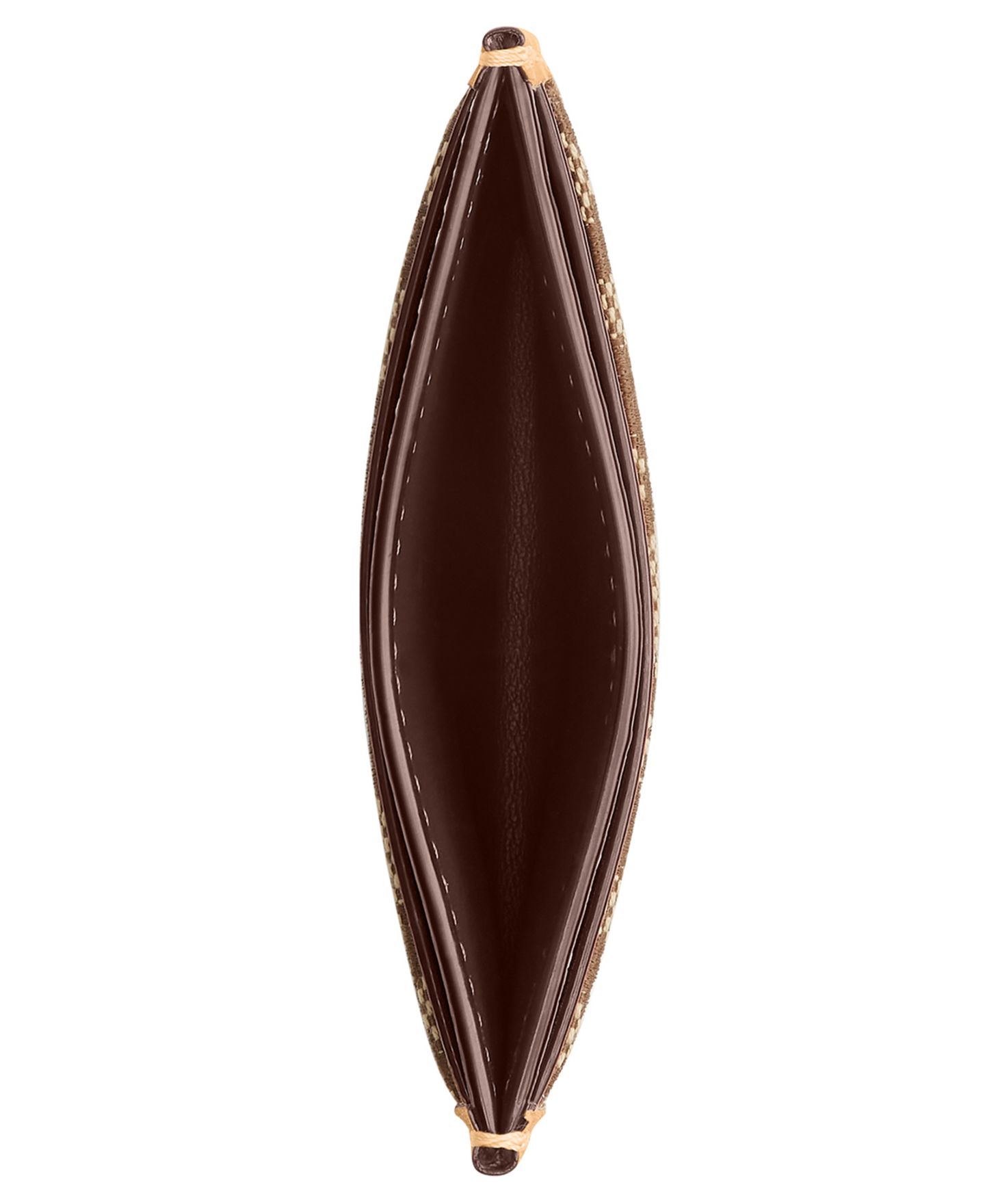 Футляр для карт Coach Essential из жаккарда с фирменным узором, цвет: Латунный / Хаки персиковый — фото 3