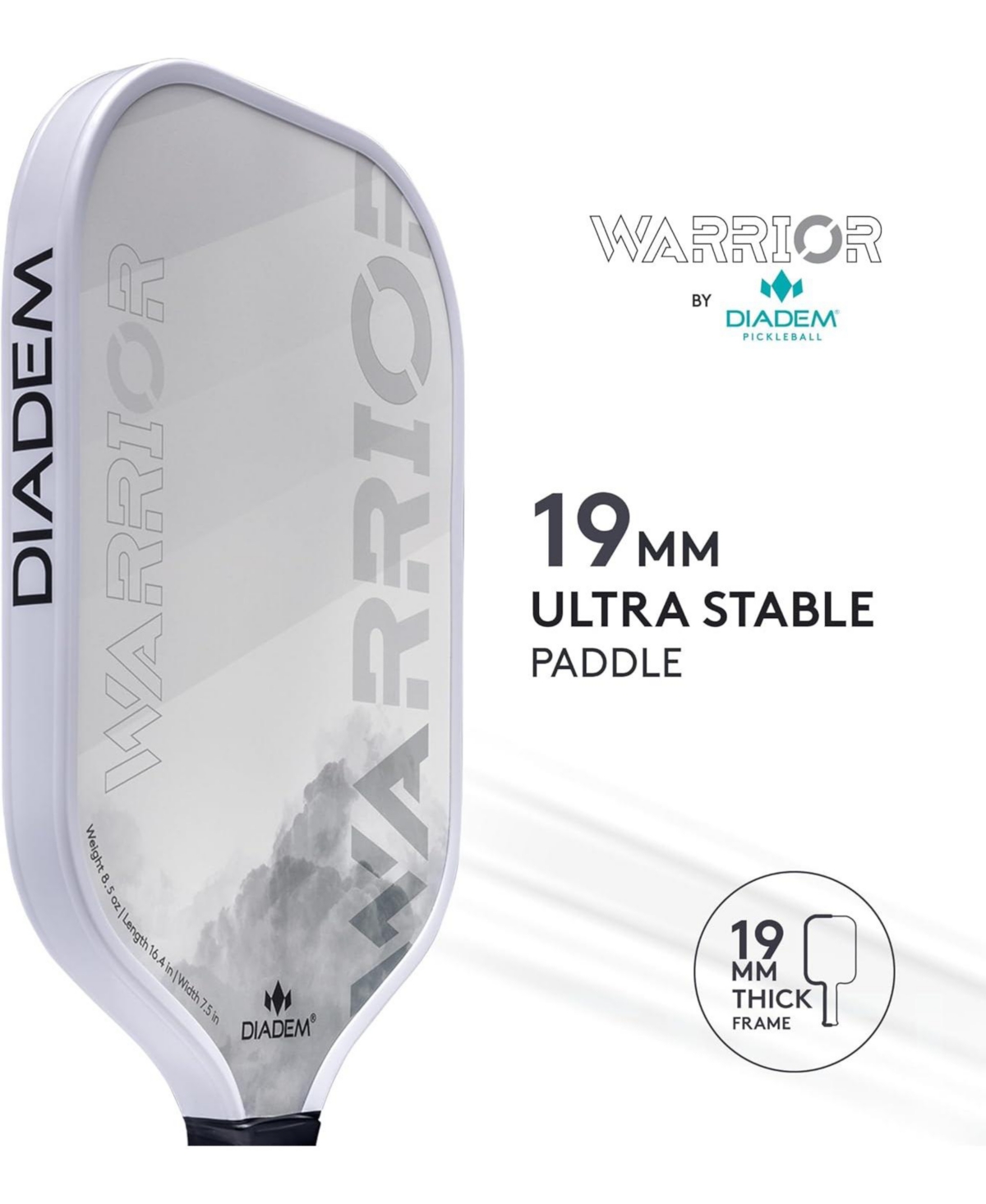 Diadem Warrior Classic v1 Pickleball Paddle