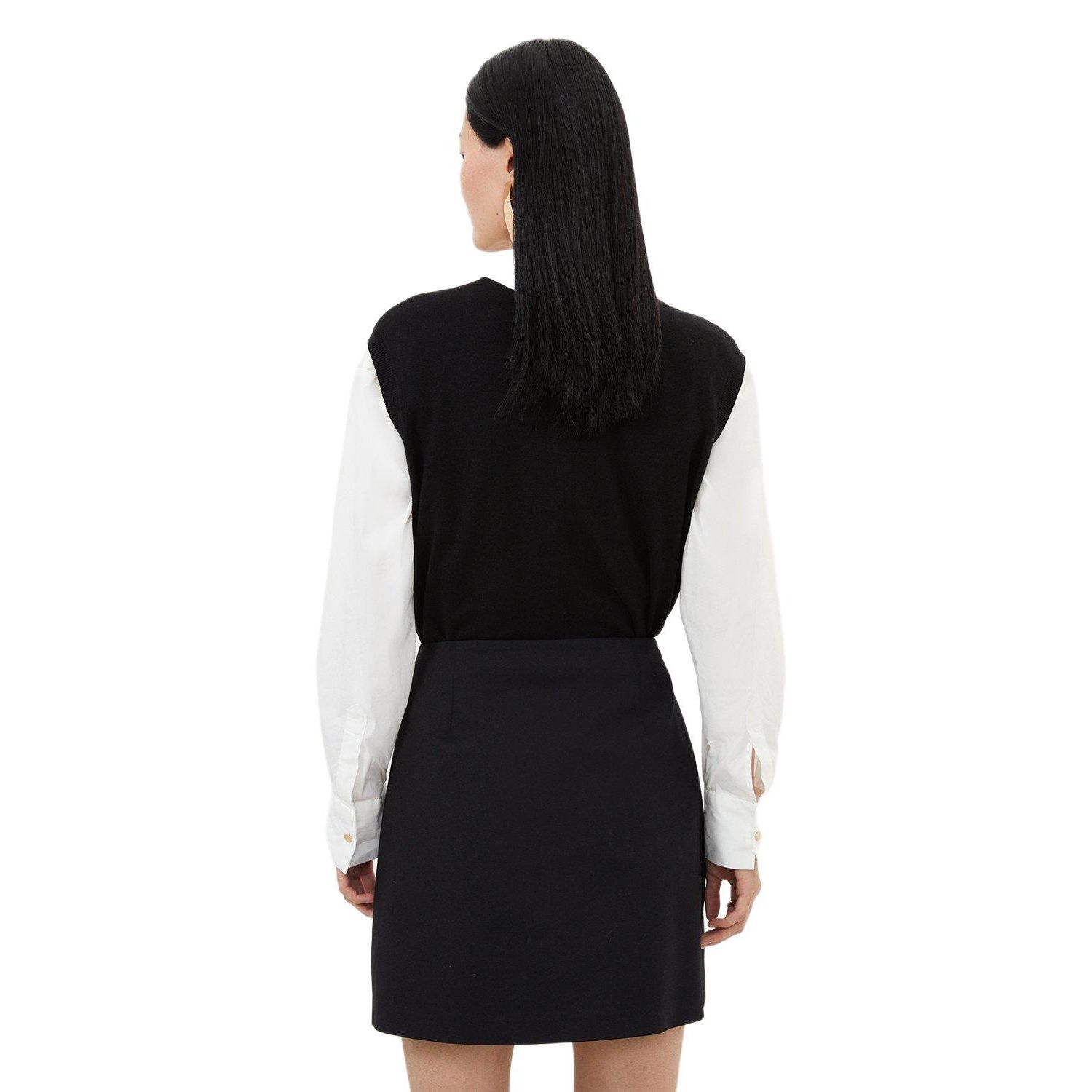 Women's Techno Cotton Gold Clasp Skirt