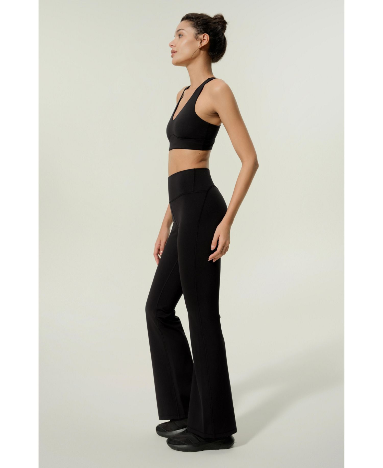 Women's Contour High Rise Flared Drape Flow Leggings