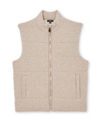 Men's Rib-Knit Zip-Through Gilet