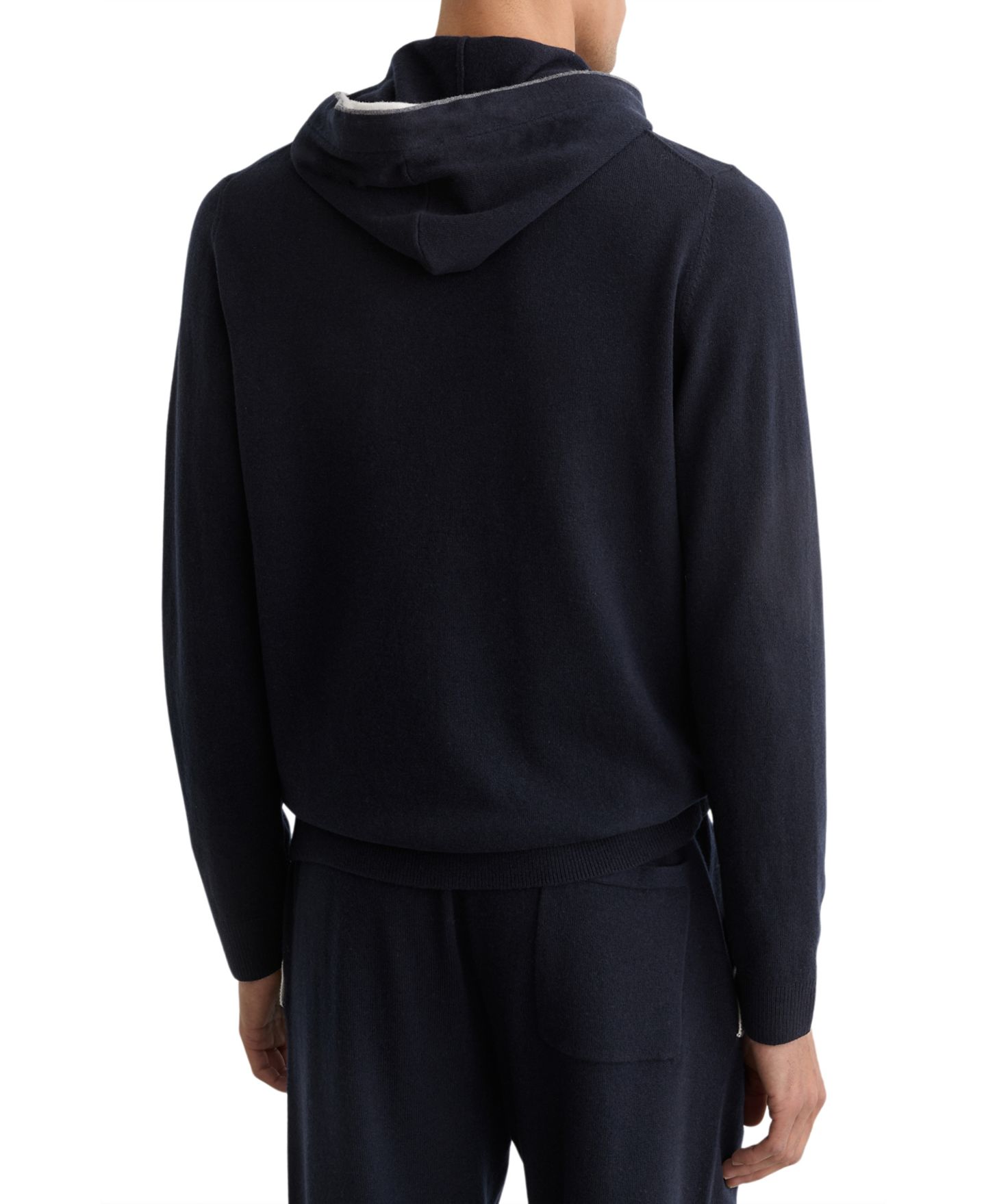Мужское худи REISS Falmer Merino Wool Tipped — фото 4