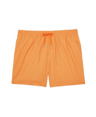 Men's Geometric-Print Swim Shorts