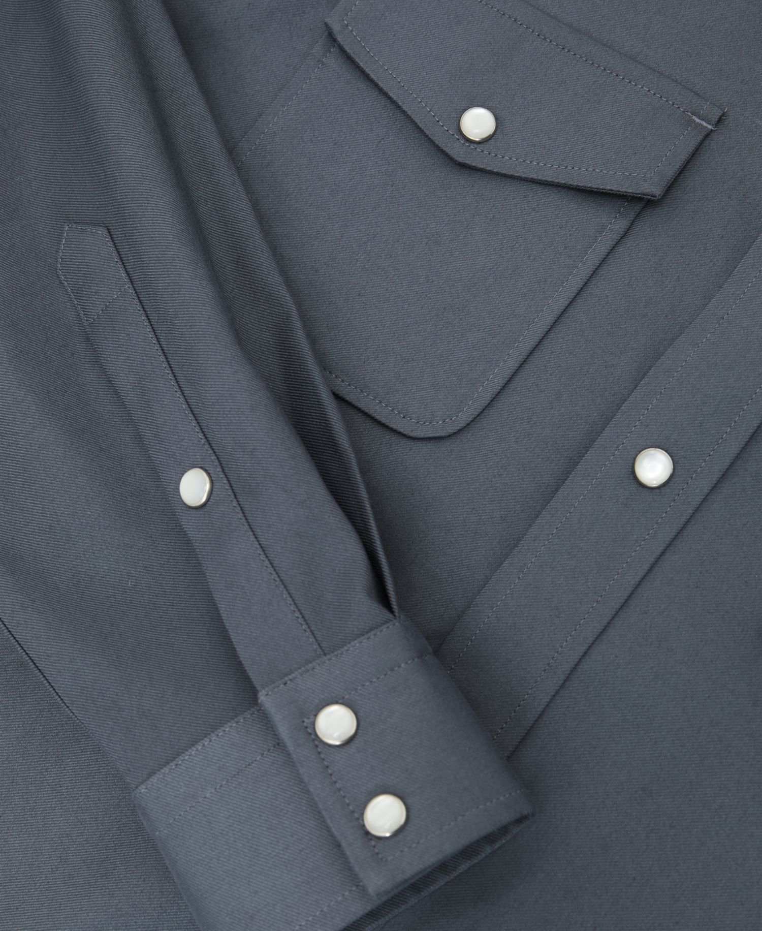 Men's Mcrae Cotton-Twill Twin-Pocket Stretch Overshirt