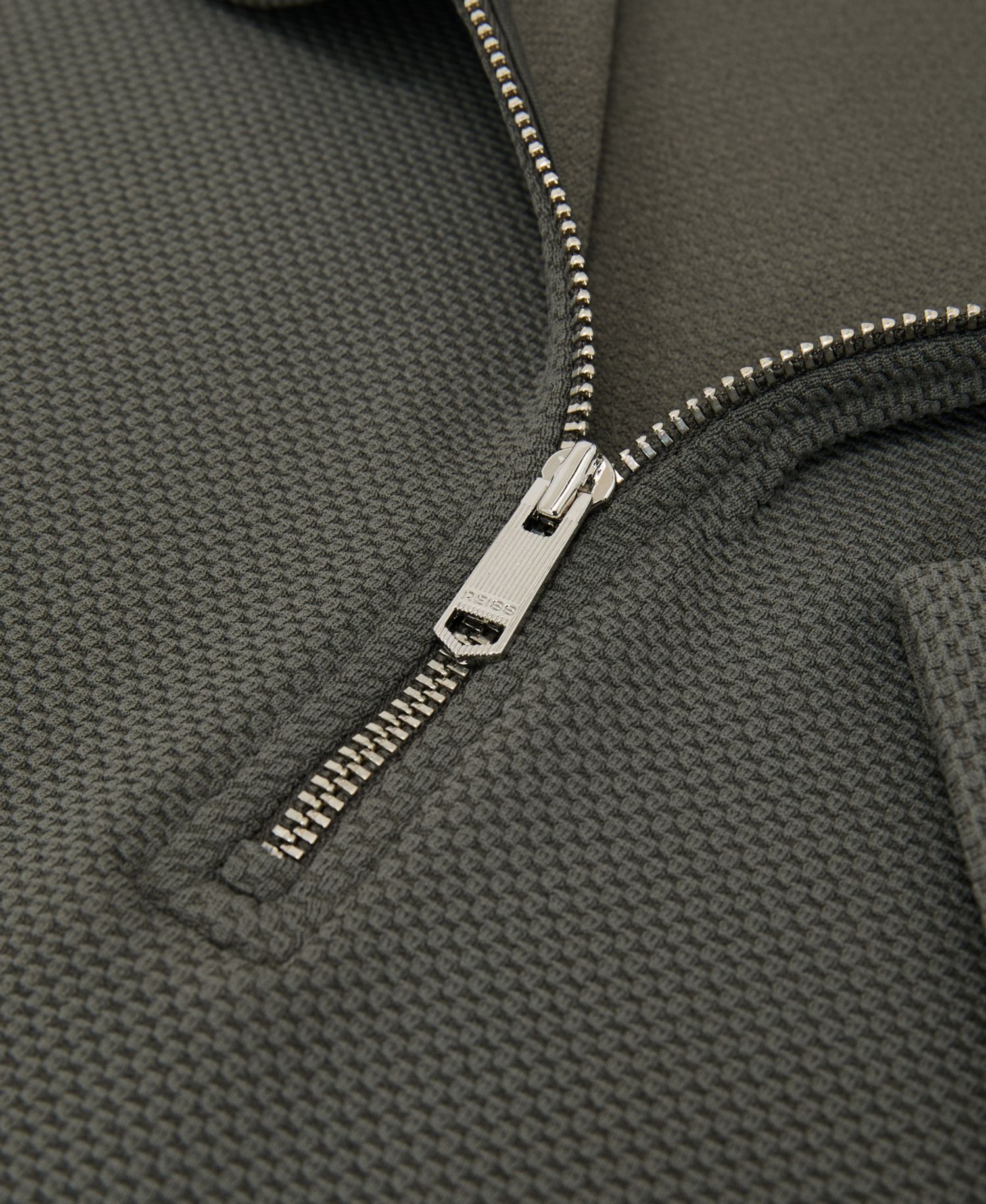 Men's Forno Half-Zip Textured Polo Shirt