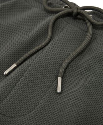 Men's Textured Drawstring Shorts