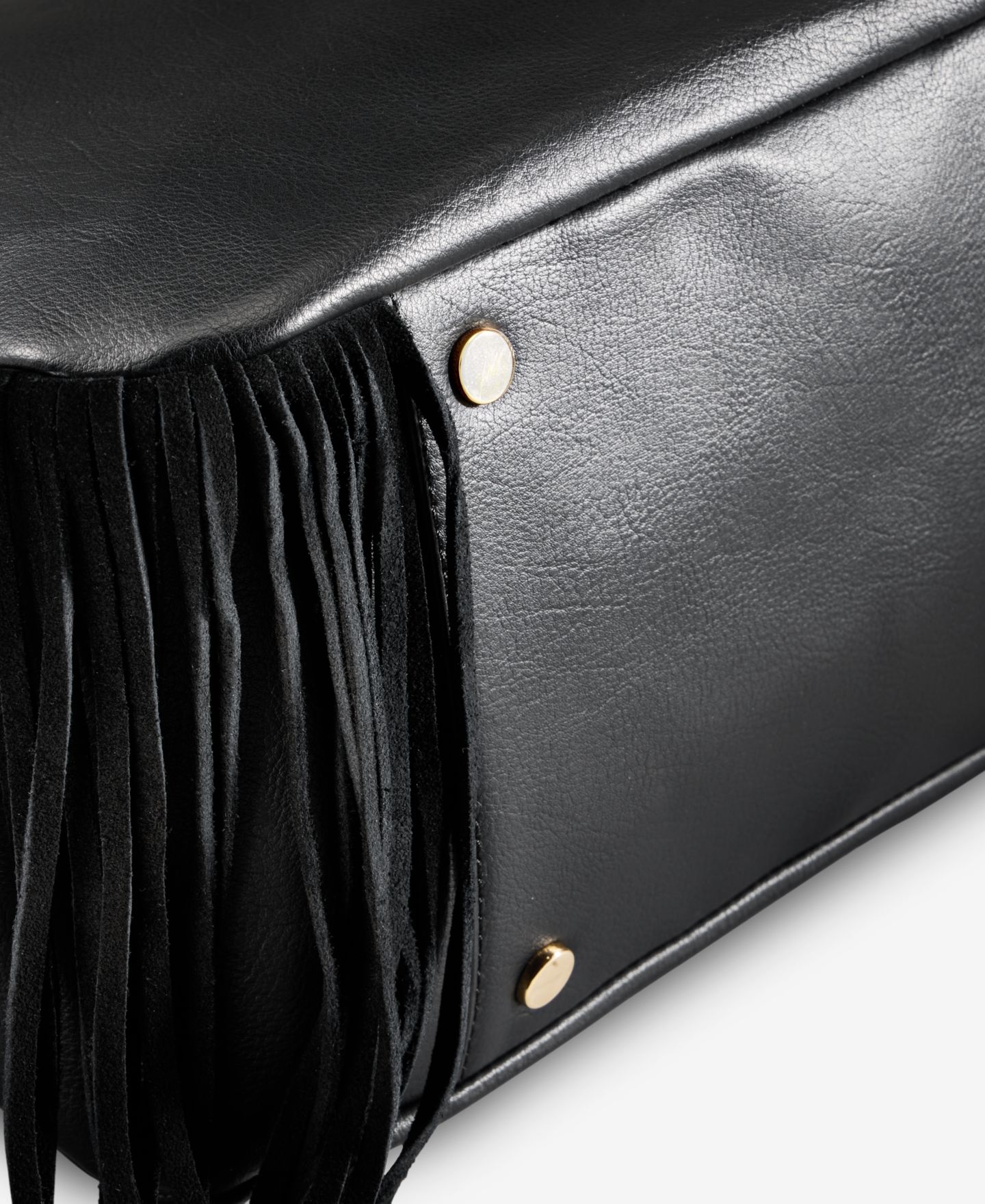 Женская сумка I.N.C. International Concepts Salee Fringe Shoulder, цвет: Чёрный — фото 6