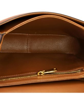 Teen Triomphe Shoulder Bag Canvas with Leather