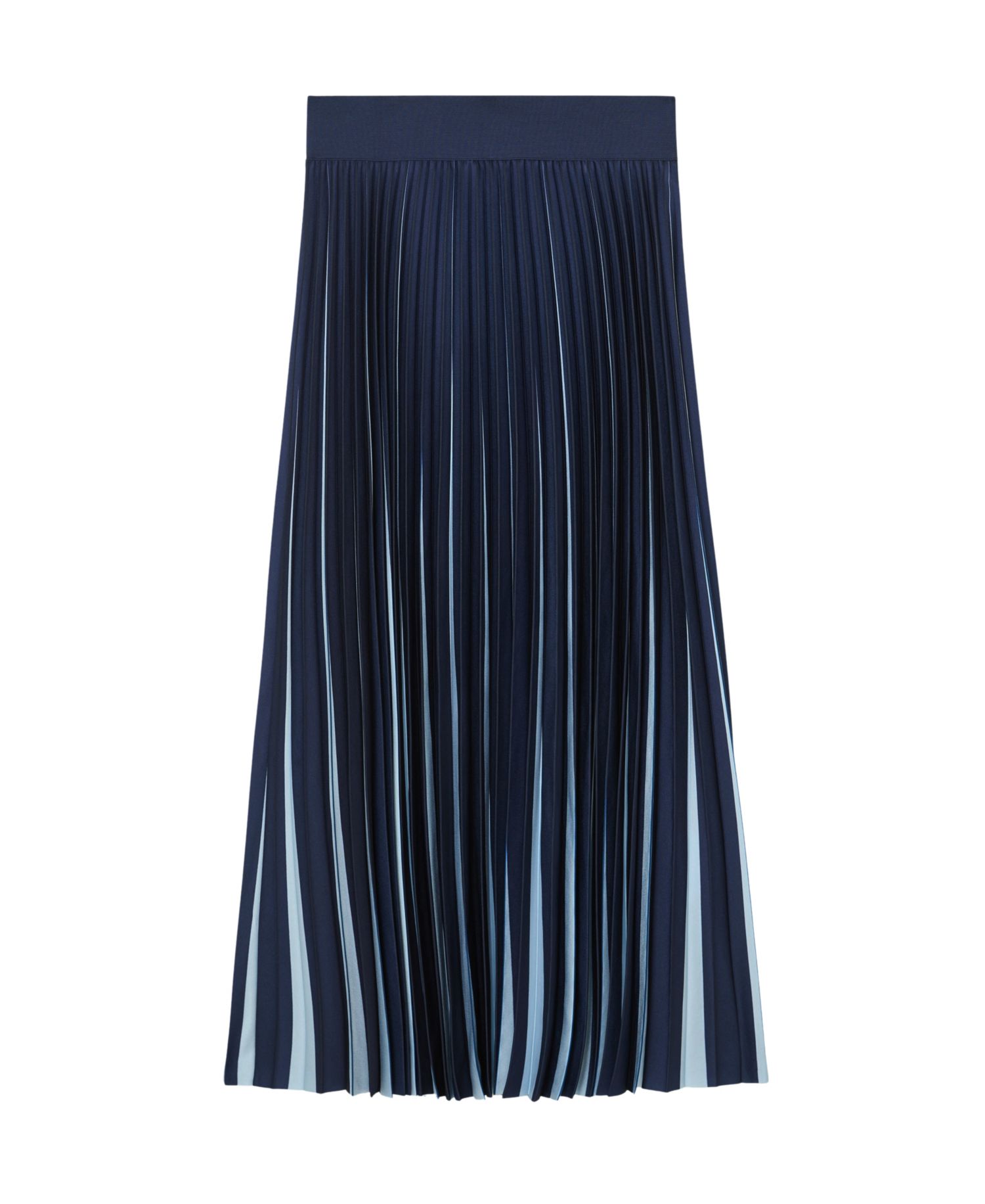 Women's Serena Contrast Pleated Midi Skirt