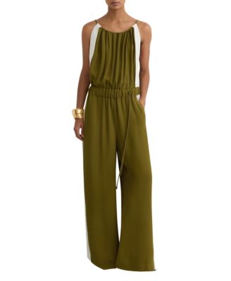 Women's Inez Colourblock Gathered Wide-Leg Jumpsuit