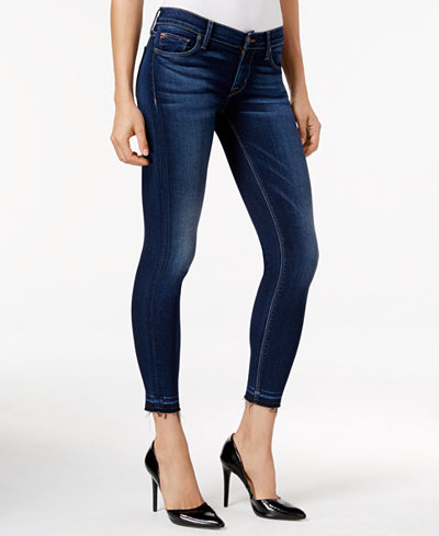 Hudson Jeans Krista Crest Fall Wash Cropped Skinny Jeans