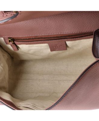 Small GG Marmont Top Handle Bag Leather