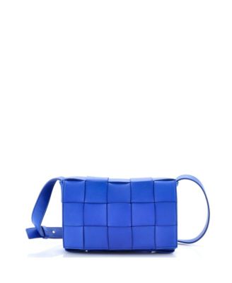 Small Cassette Crossbody Bag Maxi Intrecciato Leather
