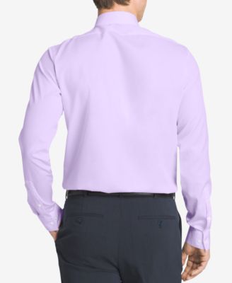 Men's Slim-Fit Non-Iron Herringbone Dress Shirt
