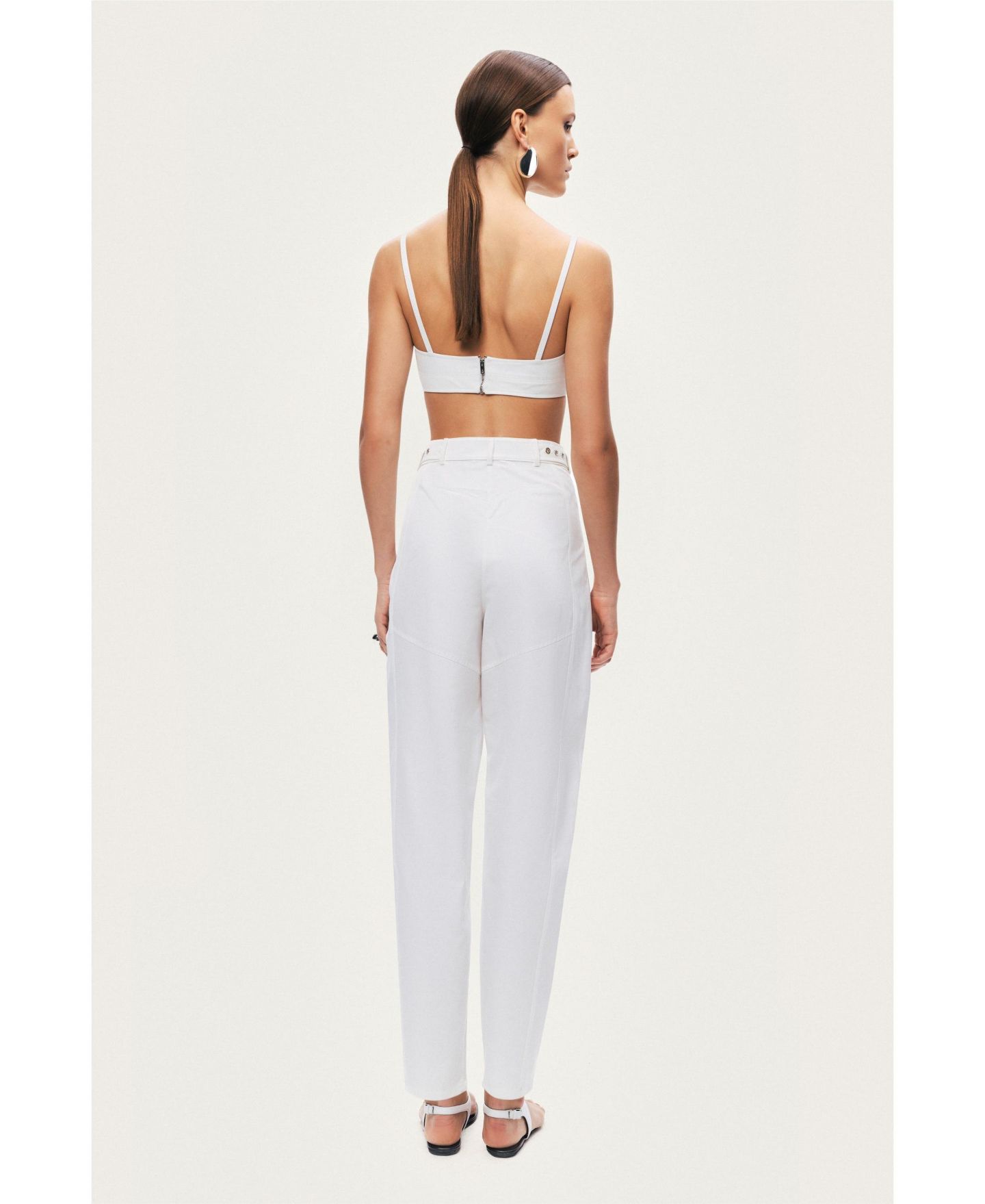 Женский топ NOCTURNE Structured Spaghetti Strap Top — фото 4