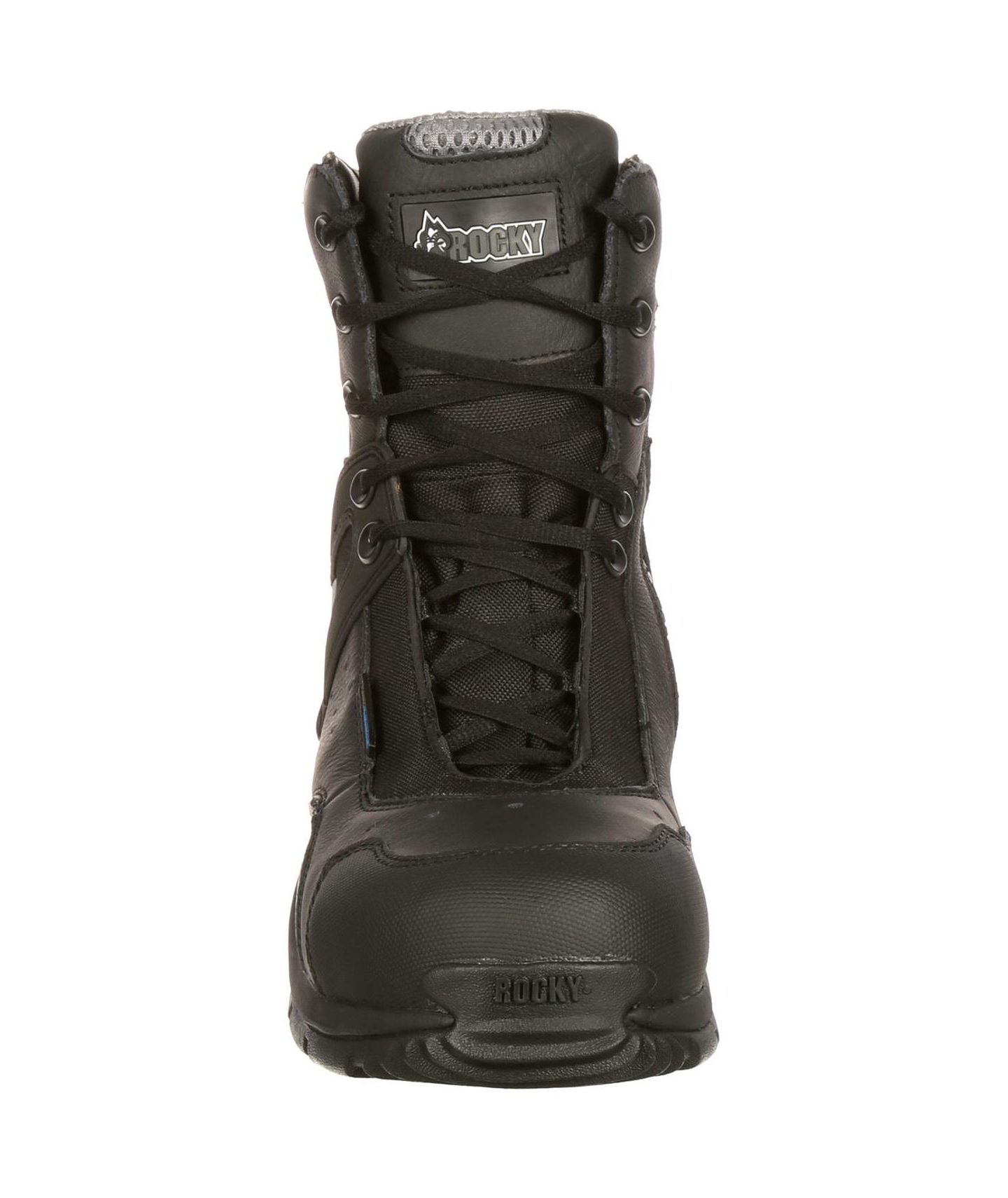 Мужские ботинки ROCKY 1st Med Carbon Fiber Toe Puncture-Resistant Side-Zip Waterproof Public Service Boot, цвет: Чёрный — фото 5
