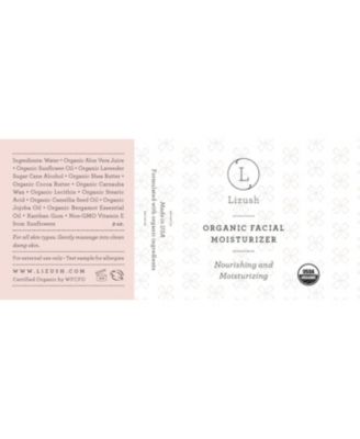 Organic Facial Moisturizer Nourishing and Moisturizing