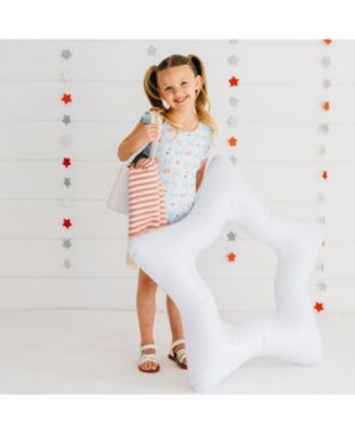 Toddler Girls Patriotic Trellis Bathing Suit