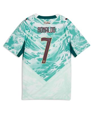 Big Boys and Girls Cristiano Ronaldo White Portugal National Team 2026 Away Replica Jersey