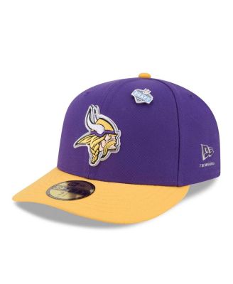 Men's Purple/Gold Minnesota Vikings 2026 NFL Draft Pre-Curved 59FIFTY Fitted Hat