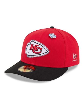 Men's Red/Black Kansas City Chiefs 2026 NFL Draft Pre-Curved 59FIFTY Fitted Hat