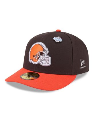 Men's Brown/Orange Cleveland Browns 2026 NFL Draft Pre-Curved 59FIFTY Fitted Hat