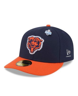Men's Navy/Orange Chicago Bears 2026 NFL Draft Pre-Curved 59FIFTY Fitted Hat