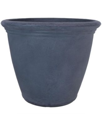 Weather-Resistant Double-Walled Anjelica Outdoor Flower Pot Planter - 20"